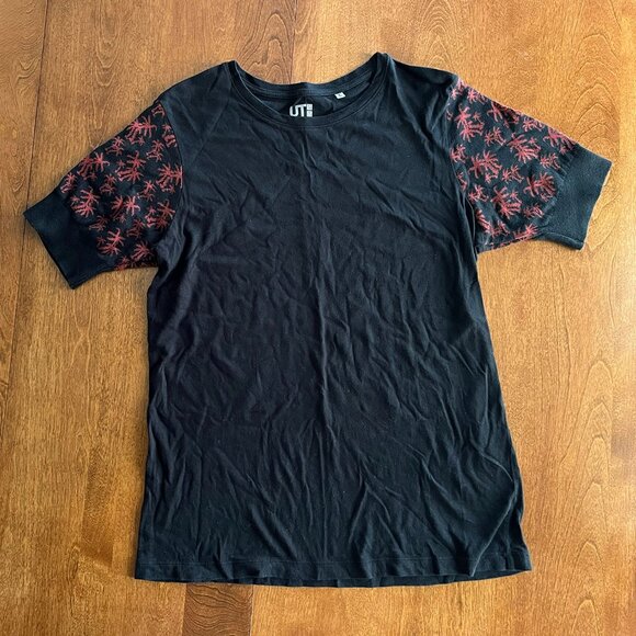 Uniqlo sweater-sleeve tee S - Picture 1 of 5